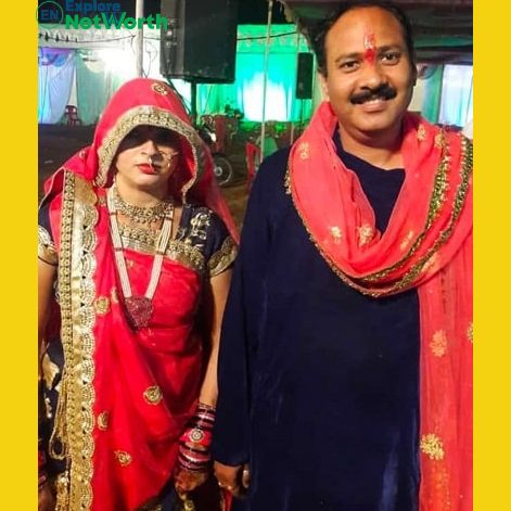 Pandit Pradeep Mishra With His Wife