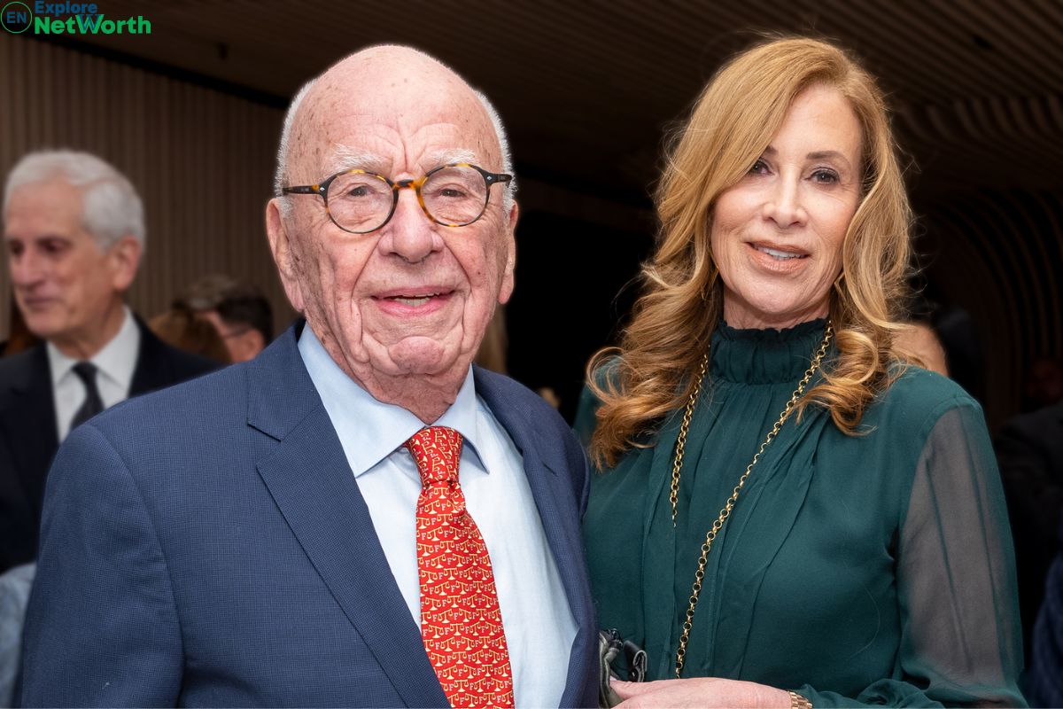 Ann Lesley With Her Husband Rupert Murdoch