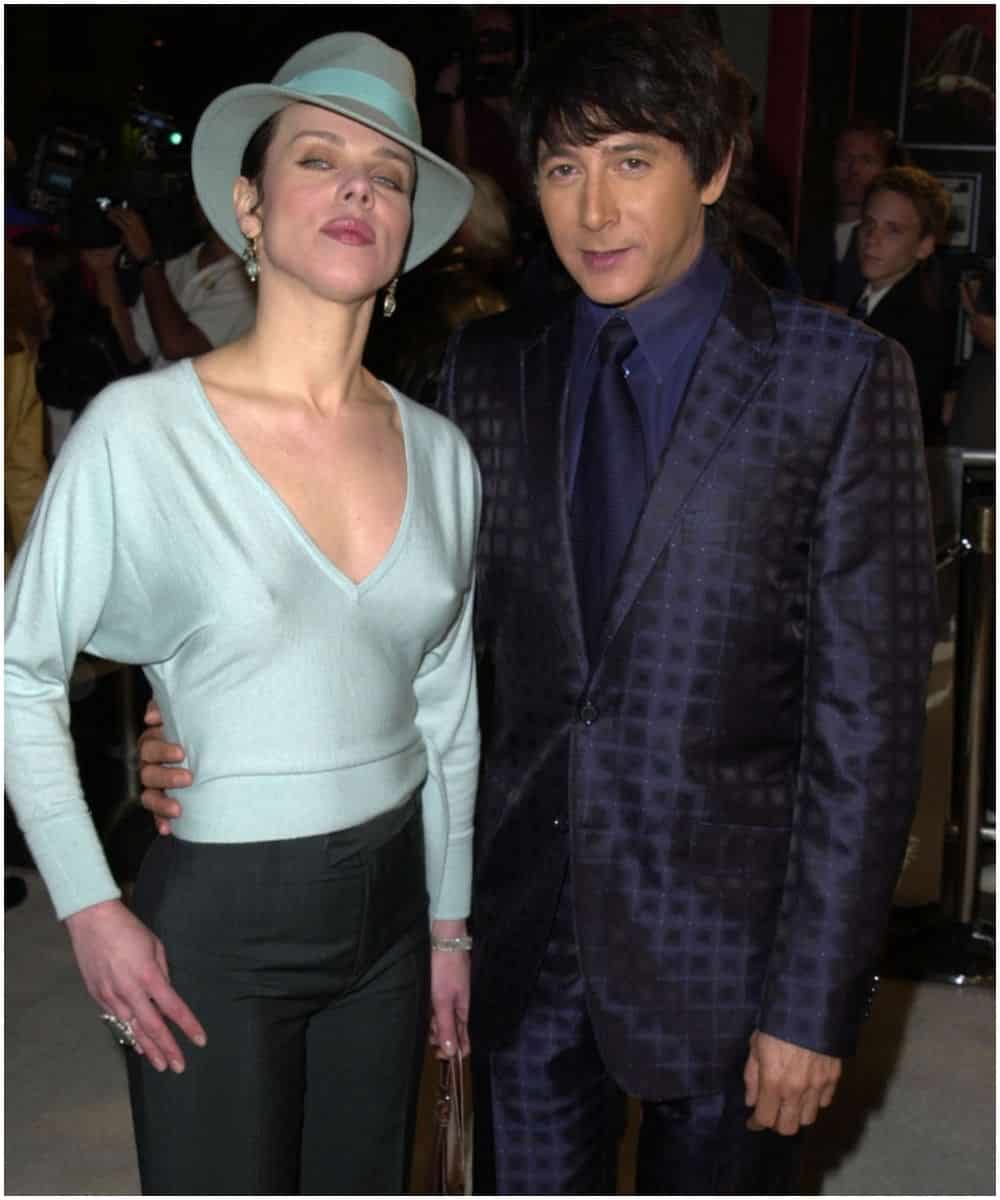 Paul Reubens and Debi Mazar